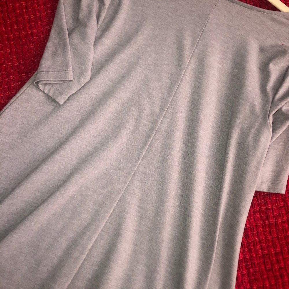 Old Navy Grey T-Shirt Style Dress